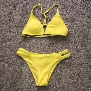 Yellow Abercrombie bikini